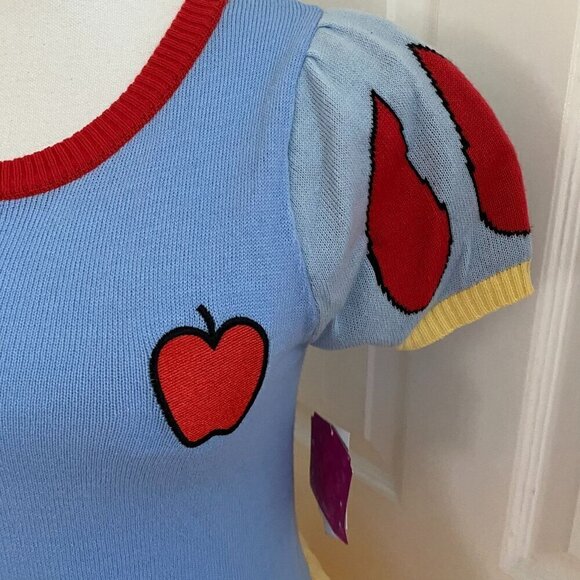 Target Girls' Snow White Seven Dwarfs Cosplay Dress Light Blue Yellow Size XL - Picture 8 of 12